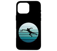 Ultimate Frisbee Player, stile retrò Custodia per iPhone 16 Pro Max