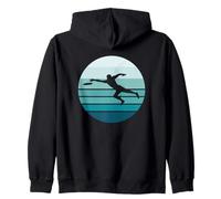 Ultimate Frisbee Player, Stile retrò Felpa con Cappuccio