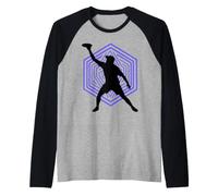 Ultimate Frisbee Player Ultimate Frisbee Maglia con Maniche Raglan