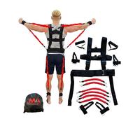 Ultimate Full Body - Fasce di resistenza per arti marziali MMA e arti marziali a casa, per pugni/calci, fasce per esercizi da 104,3 kg, allenamento fitness per migliorare potenza esplosiva, velocità