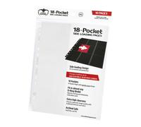 Ultimate Guard 10 Cartine 18-Pocket Pagine Carico Laterale Bianco per Carte
