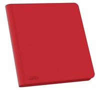 Ultimate Guard 12 Pocket Quadrow Zipfolio Xenoskin Red Ultimate Guard