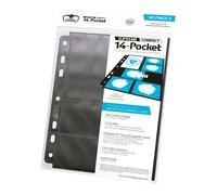 Ultimate Guard 14 Pagine Per Raccoglitore Di Carte Collezionabili Americane Formato Standard E Mini 10 Bustine