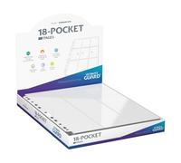 Ultimate Guard 18-Pocket Pages Side-Loading (50) - White - Set di 50 pagine per