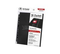 Ultimate Guard 18-Pocket Pages Side-Loading Black (10) Ultimate Guard