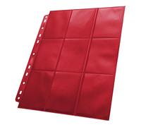 Ultimate Guard 18 Pocket Pages Side Loading Red (50) Ultimate Guard
