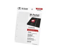 Ultimate Guard 10 Cartine 18-Pocket Pagine Carico Laterale Bianco per Carte