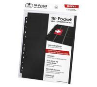 Ultimate Guard 18-Pocket Pages Side-Loading Black (10) Ultimate Guard
