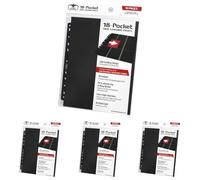 Ultimate Guard 18-Pocket Side-Loading Supreme Pages Schwarz (10) [Edizione: Germania] (Confezione da 4)