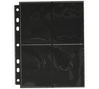 Ultimate Guard 8 Pocket Compact Pages Side Loading Black (10) Ultimate Guard