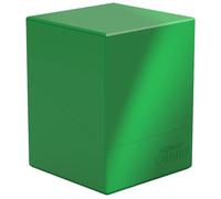 Ultimate Guard Boulder Solid 100+, custodia per 100 carte TCG a doppia manica, verde, custodia sicura e durevole per giochi di carte collezionabili, nessuna trasparenza