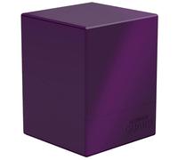 Ultimate Guard Boulder Solid 100+ Deck Case per 100 carte TCG a doppia manica Purple Secure & Durevole per i giochi di carte commerciali nessuna tras
