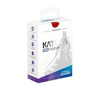 Ultimate Guard- Katana Sleeves Taglia Standard Rosso (100) Porta Carte di Credit