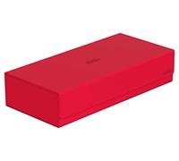 ULTIMATE GUARD CAJA DE ALMACENAMIENTO CARTAS SUPERHIVE 550+ XENOSKIN MONOCOLOR ROJO