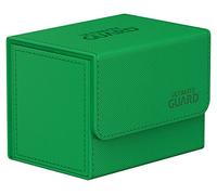 ULTIMATE GUARD CAJA DE CARTAS SIDEWONDER 80+ XENOSKIN MONOCOLOR VERDE