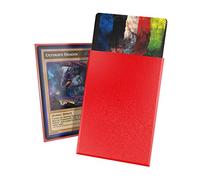 Ultimate Guard Cortex - 60 buste per carte di credito, 62 x 89 mm, retro rosso, finitura opaca, senza PVC e acidi, elevata trasparenza