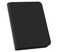 Ultimate Guard - Custodia XenoSkin con Cerniera, con 4 taschine per Carte da Gioco, Colore: Nero