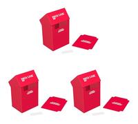 Ultimate Guard Deck Case 80+ Standard Size Red (Confezione da 3)