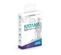 Ultimate Guard Katana, 100 custodie interne per carte di credito, formato giapponese, 60 x 87,5 mm, trasparenti, custodie da torneo, senza PVC e senza acidi, doppia manica ottimale