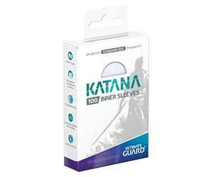 Ultimate Guard Katana - Manicotti interni, misura standard, trasparenti, 100 pezzi