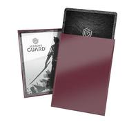 Ultimate Guard Katana, 100 custodie per carte di credito, dimensioni standard, 66 x 91 mm, retro color prugna radiante, custodie da torneo, senza PVC e senza acidi, alta trasparenza