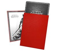 Ultimate Guard-Katana Sleeves Standard Size Red (100) Porta Carte di Credito, Colore: Rosso, UGD010109HEO