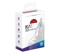 Ultimate Guard Katana, 100 custodie per carte TCG di dimensioni standard, 66 x 91 mm, dorso del sole nascente, maniche da torneo, senza PVC e senza acidi, alta trasparenza