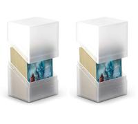 Ultimate Guard, portacarte Boulder Deck Case, 80 Plus, Misura Standard, Colore Ametista (Confezione da 2)