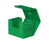 Ultimate Guard CAJA DE CARTAS SIDEWONDER 80+ XENOSKIN MONOCOLOR VERDE