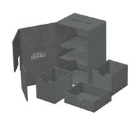 Ultimate Guard UGD011241 Twin Flip'n`Tray 160+ XenoSkin Monocolour Grey Card Box