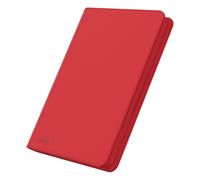 Ultimate Guard Zipfolio 360 18 Pocket Xenoskin Trading Card Folder Rosso