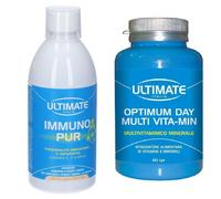 Ultimate Immuno Pur Soluzione Orale Gusto Fruit Tea + Ultimate Optimum