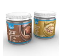 Ultimate Italia - 2 protein cream gusti misti (1 arachidi + 1 nocciolinella) - senza glutine - low carb - 2x250g