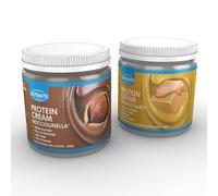 Ultimate Italia - 2 protein cream gusti misti (1 caramello salato + 1 nocciolinella) - senza glutine - low carb - 2x250g