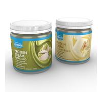 Ultimate Italia - 2 protein cream gusti misti (1 pistacchio + 1 cioccolato bianco) - senza glutine - low carb - 2x250g