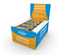 Ultimate Italia - Barretta low sugar proteica al 33% - gusto creme brulèe - 16x40g - a basso contenuto di zuccheri, senza glutine