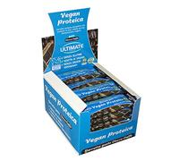 Ultimate Italia - Barretta vegan proteica al 27% - gusto ciocco caffè - 24x40g - senza glutine, senza lattosio, 100% vegetale