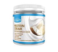 ULTIMATE ITALIA Protein Cream - Crema Spalmabile Cioccolato Bianco E Cocco 250g