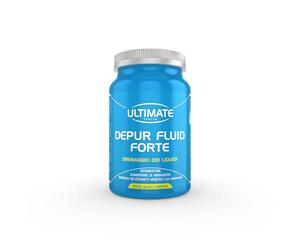 Ultimate Italia - Depur Fluid Forte - Integratore Alimentare per il Drenaggio dei Liquidi - Gusto Limone- 250g