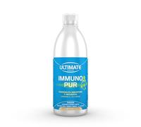 Ultimate Italia - Immuno Pur Fruit Tea - 450ml - Integratore alimentare per la funzionalità immunitaria e depurativa con estratti vegetali, con funghi medicinali Reishi e Agaricus, vitamine e minerali