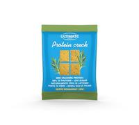 Ultimate Italia - Protein creck - 30g - Mini crackers proteici, ad alto contenuto di proteine e a basso contenuto di zuccheri (Rosmarino)