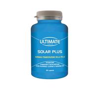Ultimate Italia - Solar Plus - 30 cps - integratore alimentare con acido ialuronico, antiossidanti e nutrienti per proteggere la pelle e favorire l'abbronzatura, senza glutine e lattosio