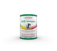 Ultimate Italia - Sos Immuno - 120 cps - Integratore alimentare di glutammina, estratti vegetali, vitamine e minerali - SENZA GLUTINE