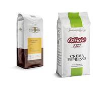 Ultimate Italiano Espresso Fascio Gourmet Caffè Carraro E Miscela D'Oro 2x1kg