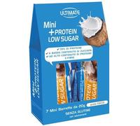 Ultimate Mini Barretta Proteica Cocco Low Sugar Senza Glutine 7 Pezzi