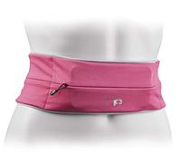 Ultimate Performance Fitbelt - Tasca con cerniera per cellulare, tasche laterali, chiusura con cerniera, clip per chiavi, cuciture piatte interne, tessuto elasticizzato, comfort totale, colore fucsia,