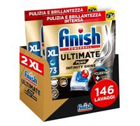 Ultimate PLUS Infinity Shine Pastiglie Lavastoviglie 146 Capsule Lavastoviglie