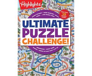 Ultimate Puzzle Challenge!: 125+ Brain Puzzles for Kids, Hidden Pictures, Mazes, Sudoku, Word Searches, Logic Puzzles and More, Kids Activity Book for Super Solvers