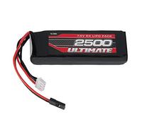 Ultimate RC - Batteria LiPo, 7,4 V, 2S, 2500 mAh, ricevitore JR