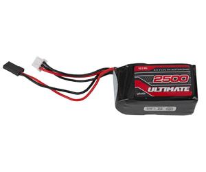 Ultimate RC LiFe batteria 6.6V 2S 2500mAh ricevitore JR spina Hump